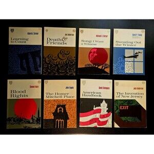 PiTT POETRY SERIES COLLECTION: Lot of 8 Rare PB Books 60's-70's Various Authors